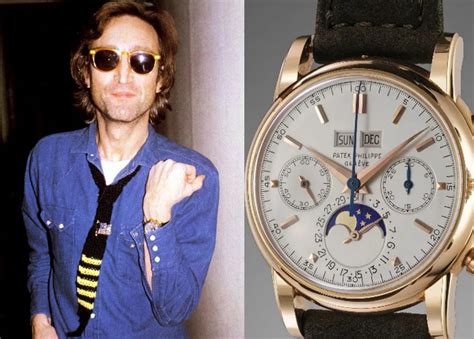 john lennon stolen watch|patek philippe watch john lennon.